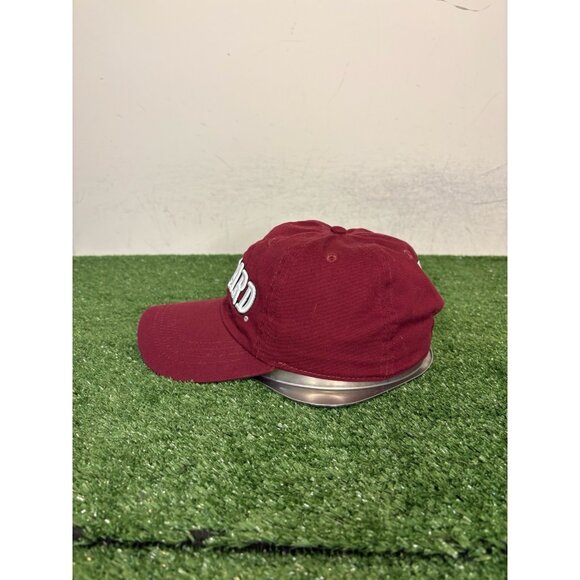 Harvard University Crimson hat cap strap back red retro football unisex mens 1 - Picture 4 of 8